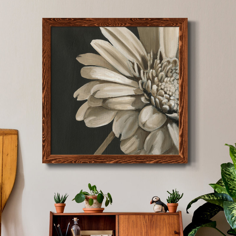 Classical Blooms IV - Art mural, H 27,5 po x l 27,5 po x P 1,5 po, Érable