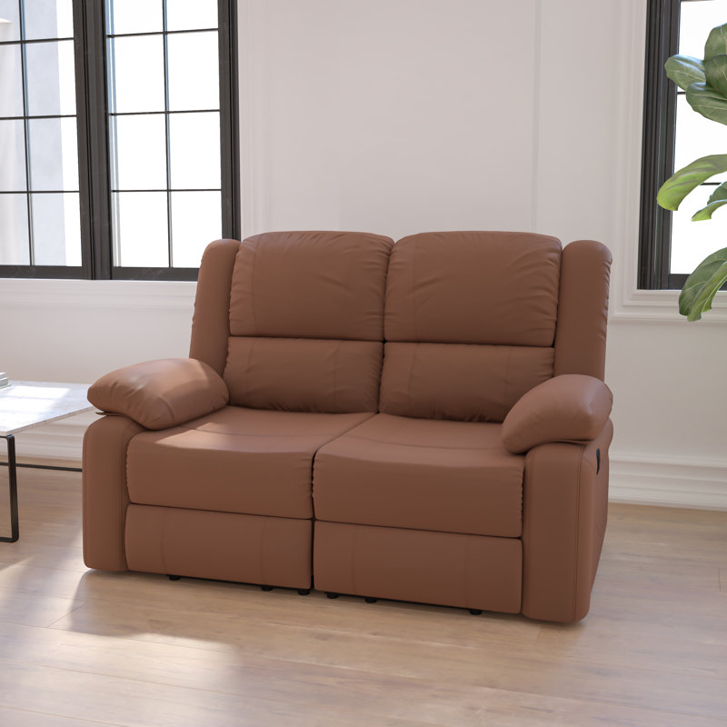 Causeuse Arland avec deux fauteuils inclinables intégrés