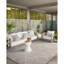 Tapis intérieur / extérieur à motif géométrique naturel / ivoire Abaigael-816577494