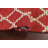 Geometric Handmade Tufted Wool Red/Beige Area Rug