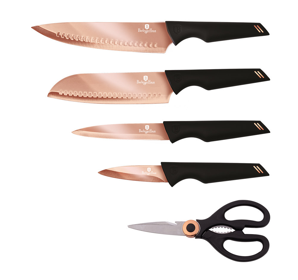 Flenc Kai Kitchen Knife Set 19 Pieces German Stainless Steel Knife