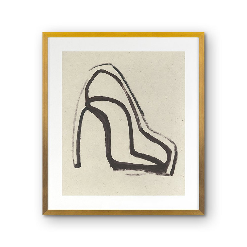 «Pumped up Kicks 4» par James Angel - Peinture encadrée sur papier