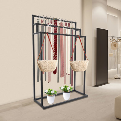 3-Tier Belt Rack with 39 Hooks