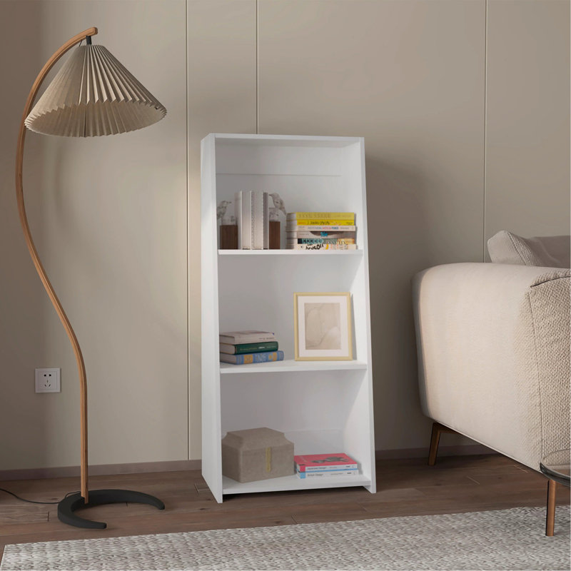 Bibliothèque blanche avec trois tablettes