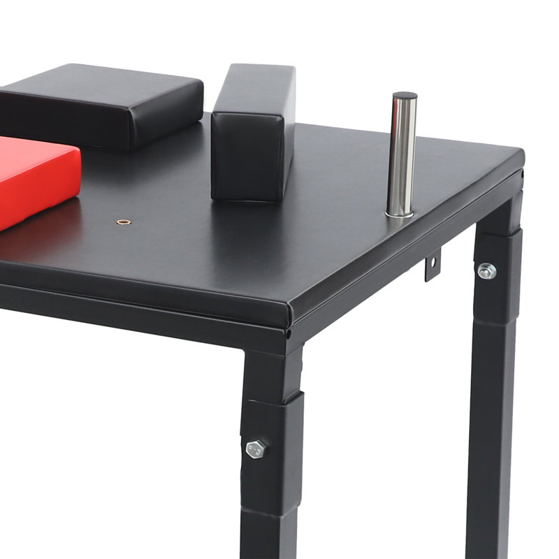 Table de bras de fer pliable, Noir