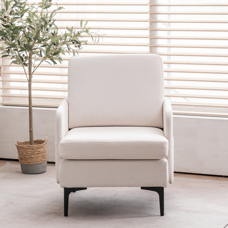 Méridienne gris, Lin beige