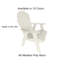 Chaise Adirondack en poly Aigris Fire Pit Chair-683118646