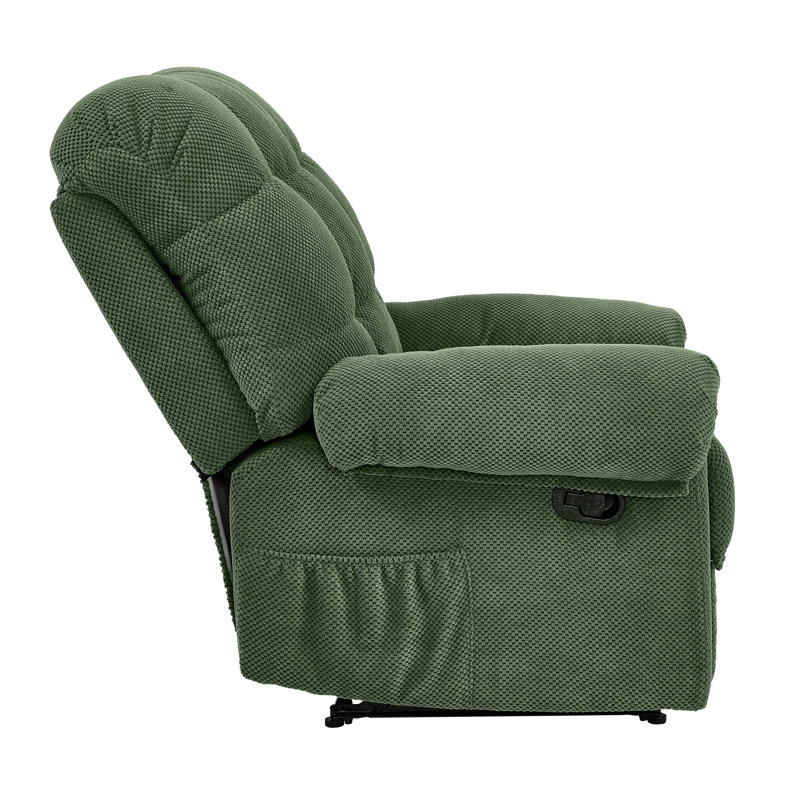 Fauteuil inclinable manuel surdimensionné, Vert