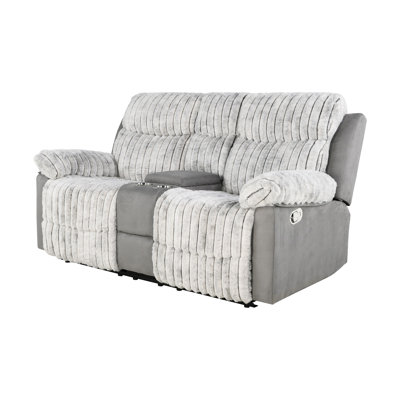Causeuse inclinable grise