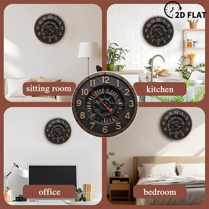 Horloge Steampunk avec boîtiers à balles