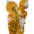 Shamong Golden Emerald Peacocks on Pedestal-887644666