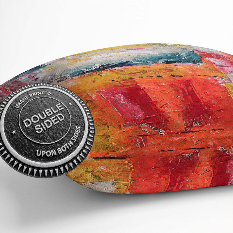 Abstract Square Throw Cushion, 55 x 55 cm