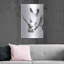 Bungalow Rose «RArtino Gray» par Alan MajcArtrowicz, art mural en métal-880266650