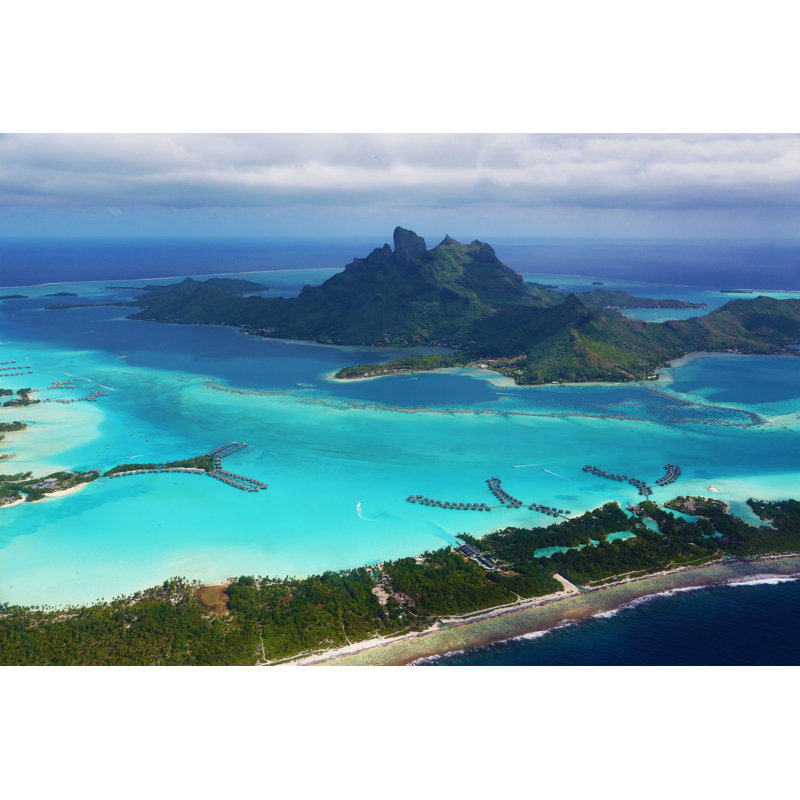 «Bora Bora Lagoon» par Manakin - photographie sur toile tendue, H 8 po x l 12 po
