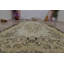 Tapis 3,7 pi x 7 pi, tapis moderne beige, tapis antique, tapis rétro, tapis tissé à plat, tapis turc