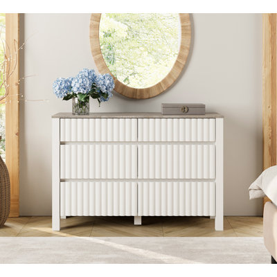 Carnetta 47.2" W 6-Drawer Modern Dresser