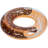 3Pack Donut Inflatable Pool Float with Glitters 32.5”