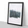 Fir Tree Forest in Winter in Abstract - Picture Frame Painting Print