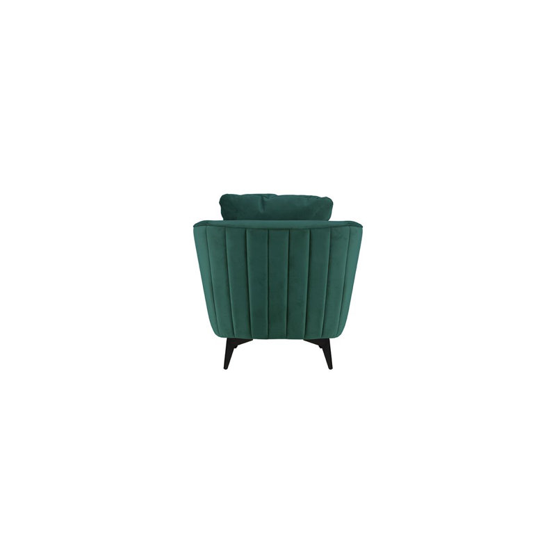Upholstered Armchair, Green