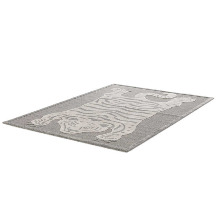 Erik Animal Print Shag Area Rug