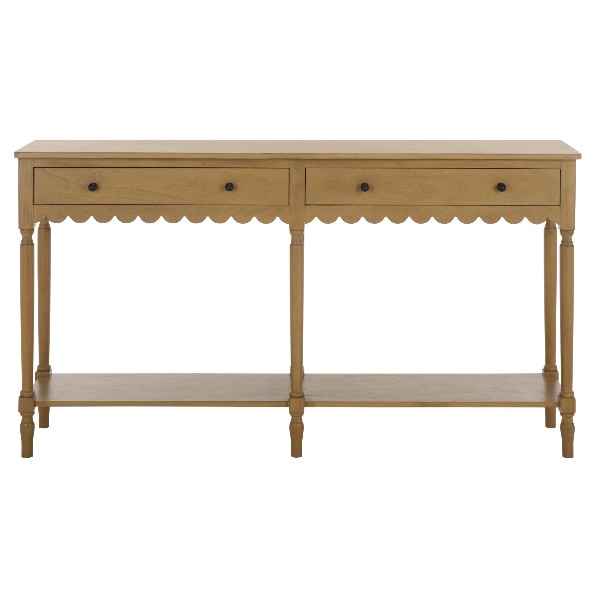 Branden 2-Drawer Console Table, Brown