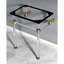 Pieds de lavabo console en laiton Kingston Templeton-31820062