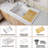 CASAINC 33" L Topmount Single Bowl Fireclay Kitchen Sink
