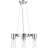 3 - Light Wagon Wheel Chandelier