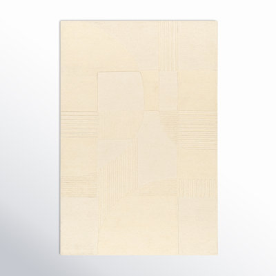 Nona Handmade Wool Cream Rug