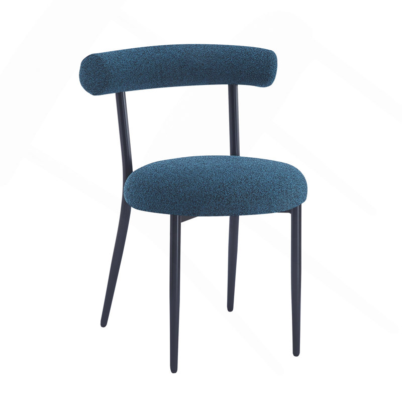 Dining Chair( Set Of 2 ), Black, Blue