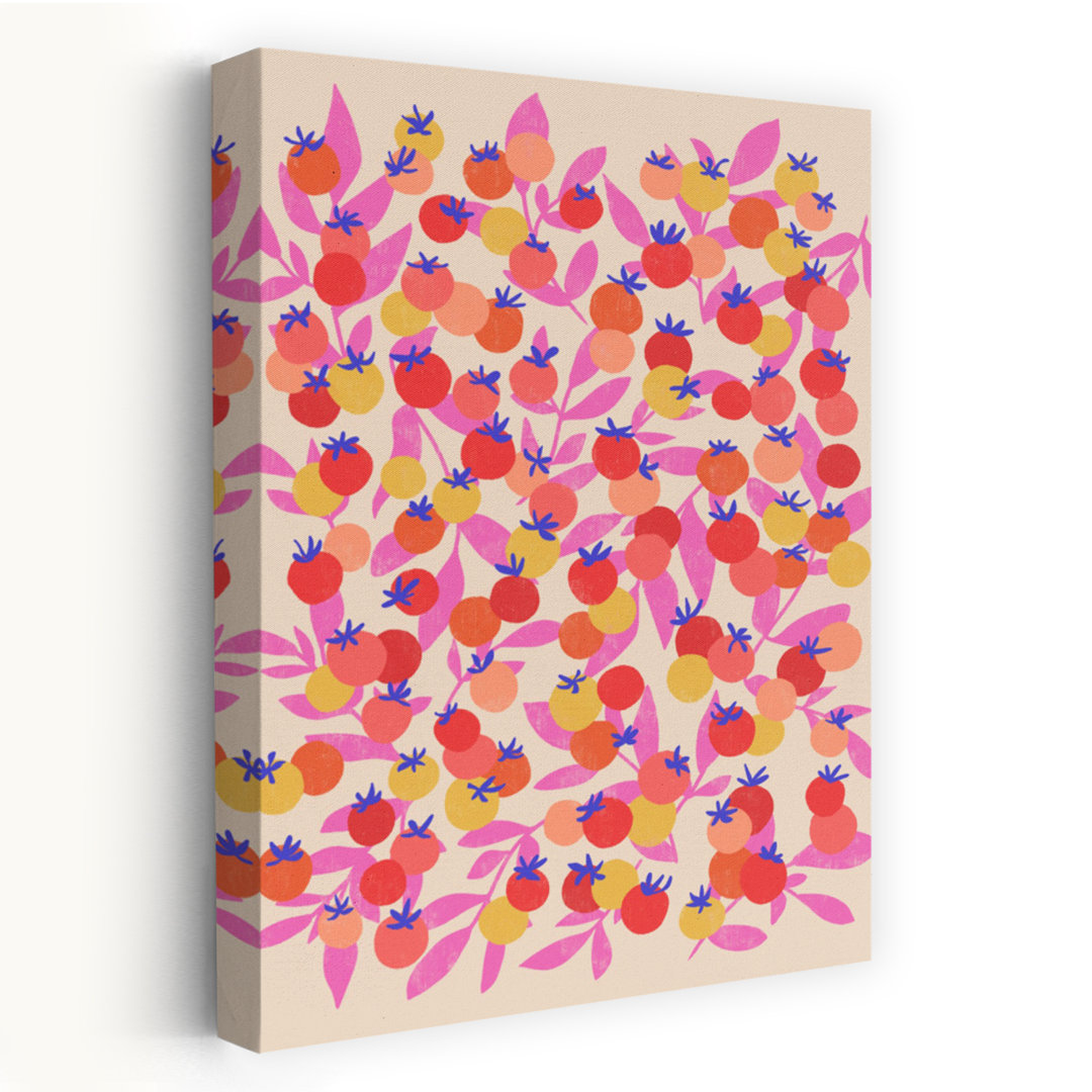 Contemporary Art Bold Colorful Modern Fruit Nature Wall Art