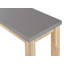 Damhan Solid Wood/Cement Outdoor Bench