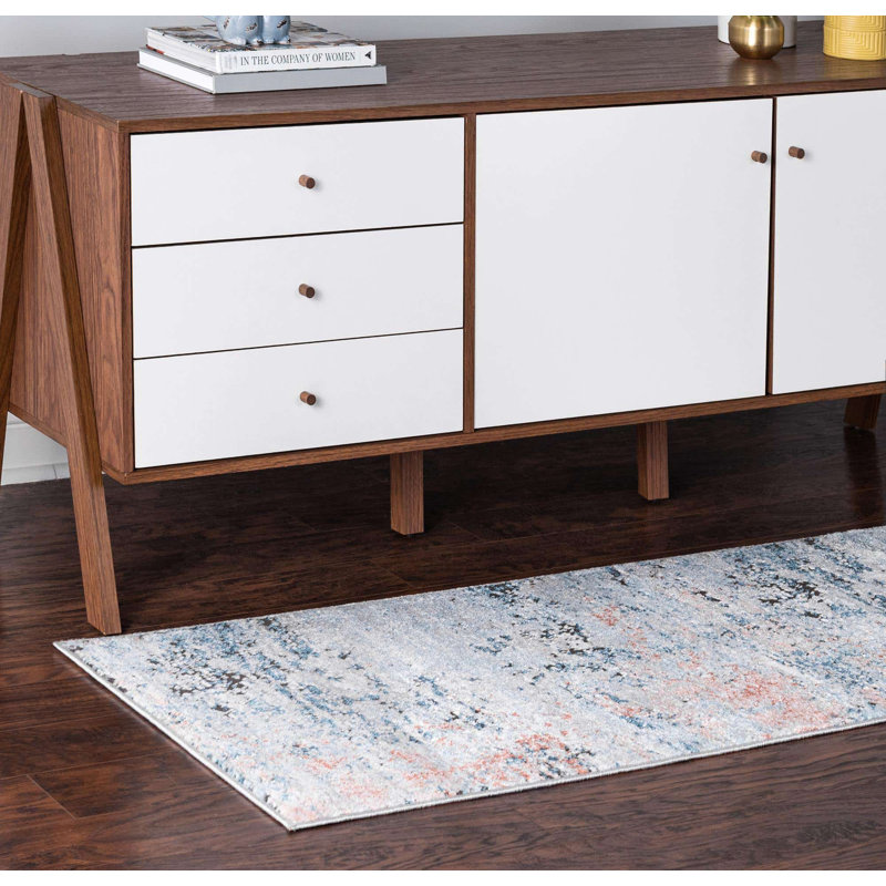 Abstract Indoor Rug, Runner 2'2" x 6'1"