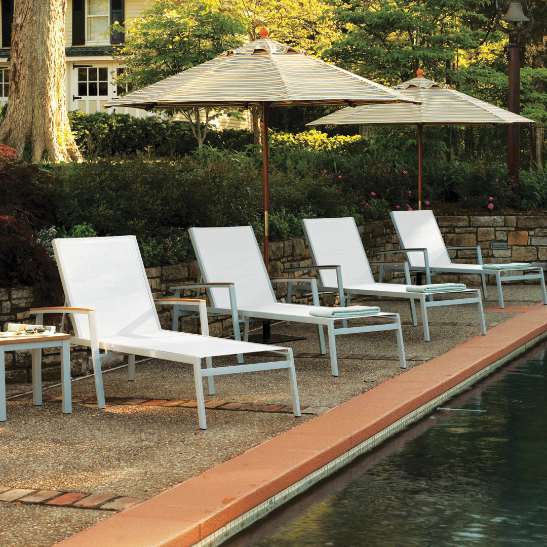 Travira 8-Piece Chaise and End Table Lounge Set Oxford Garden Frame 