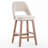 Upholstered Boucle Fabric Counter Stools, Armless Barstools With Wooden Legs For Kitchen Island Bar Counter-1760559297