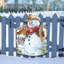 Crochet de porte Cowboy Snowman