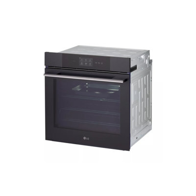 LG Smart Compact Wall Oven with Instaview®, True Convection, Air Fry and Steam Baking, Matte Black, 3.0 cu. ft.