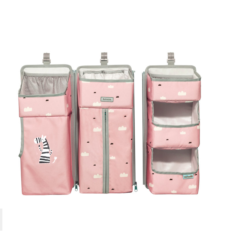 Geosvani Animals Zebra Animal Print Crib Diaper Stacker