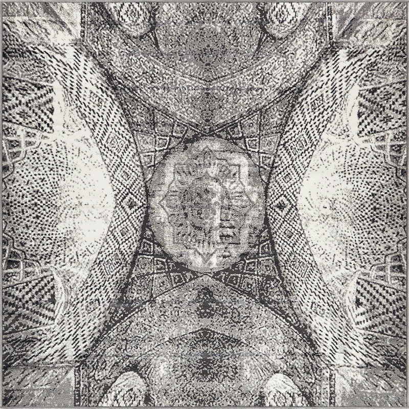 Affleck Geometric Indoor Rug, Square 6'1"