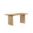 Wood Dining Table with Double Pedestal Base-33071297