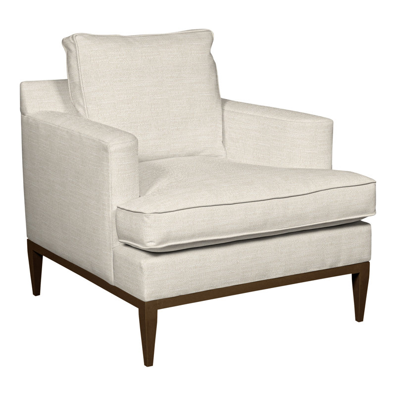 Camilla 34.5" Chair, Tuck Linen, Havana
