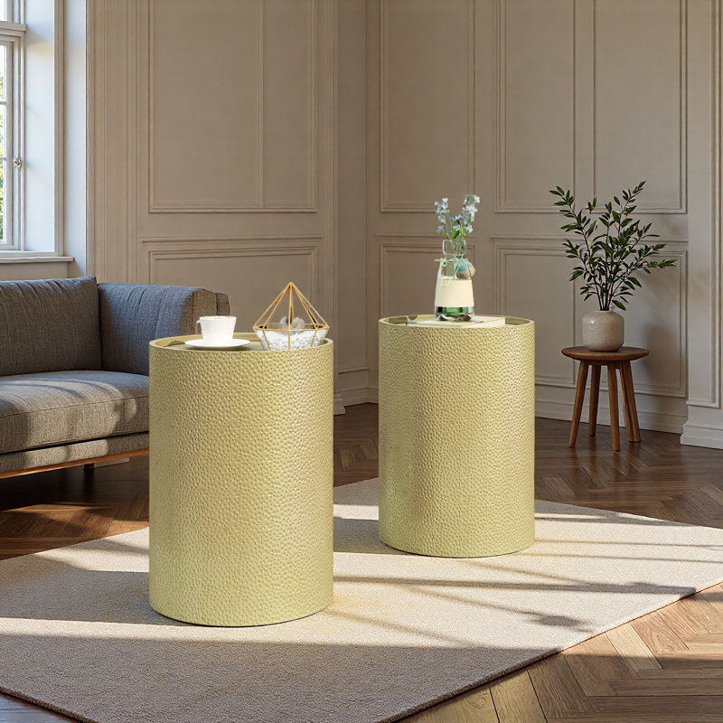 METAL SIDE TABLE, Gold