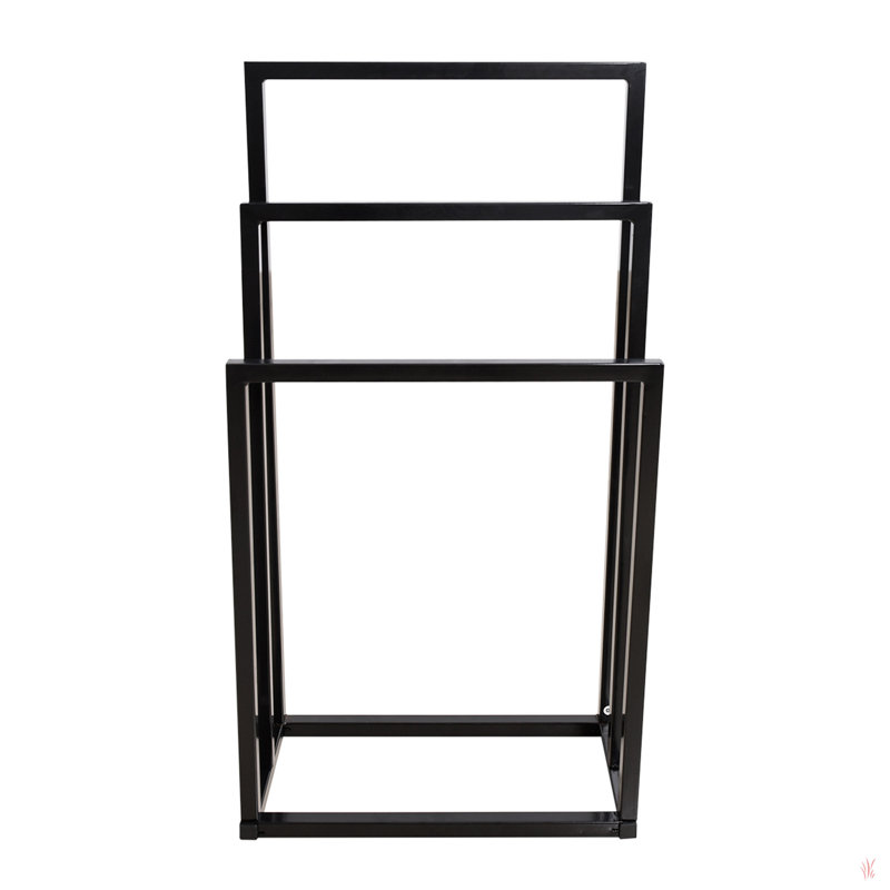 3 Tiers Hand Towel Holder Organizer For Bathroom Accessories, Black