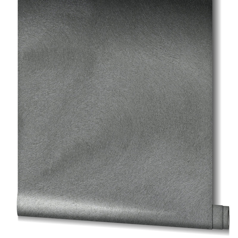 Air Collection Dunes Effect Sheen Textured Wallpaper Roll, Gray