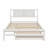 Platform Bed With Adjustable Trundle