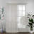 Pinch Pleated Extra Long & Extra Wide Faux Linen Semi Sheer Single Panel-119617558-119617487
