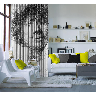 Rideau en polyester Cafferkey