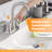 4 in. Centerset 2-Handle Bathroom Sink Faucet with High-Arc Swivel Spout and Drain Assembly, Brushed Nickel-110240596