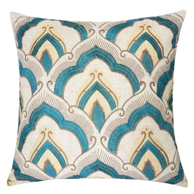  Embroidered Throw Pillow