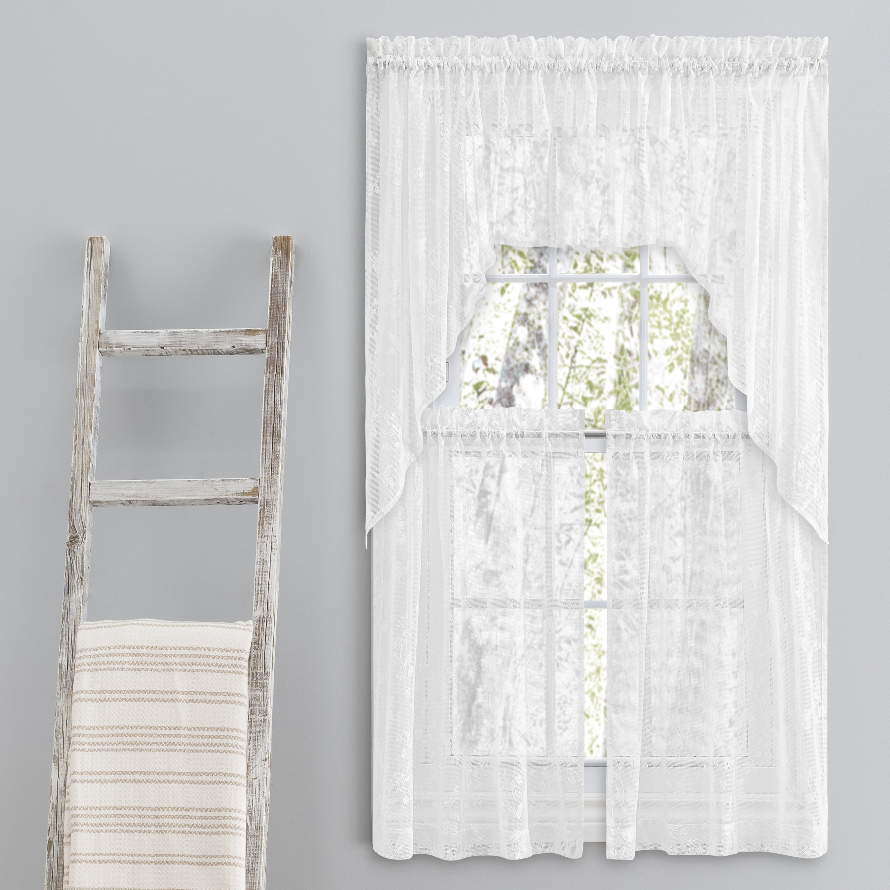 Eriah Floral Swag 60 Window Valance